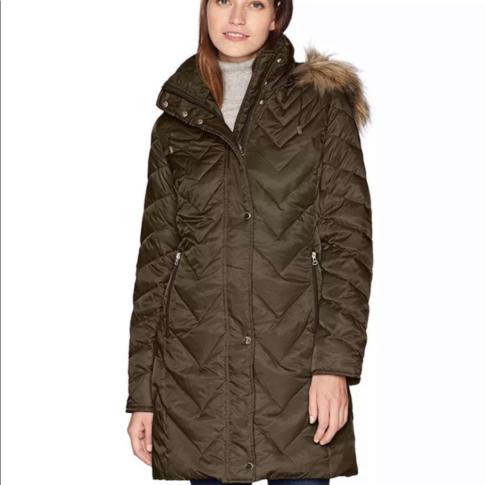 Marc New York down puffer coat hooded